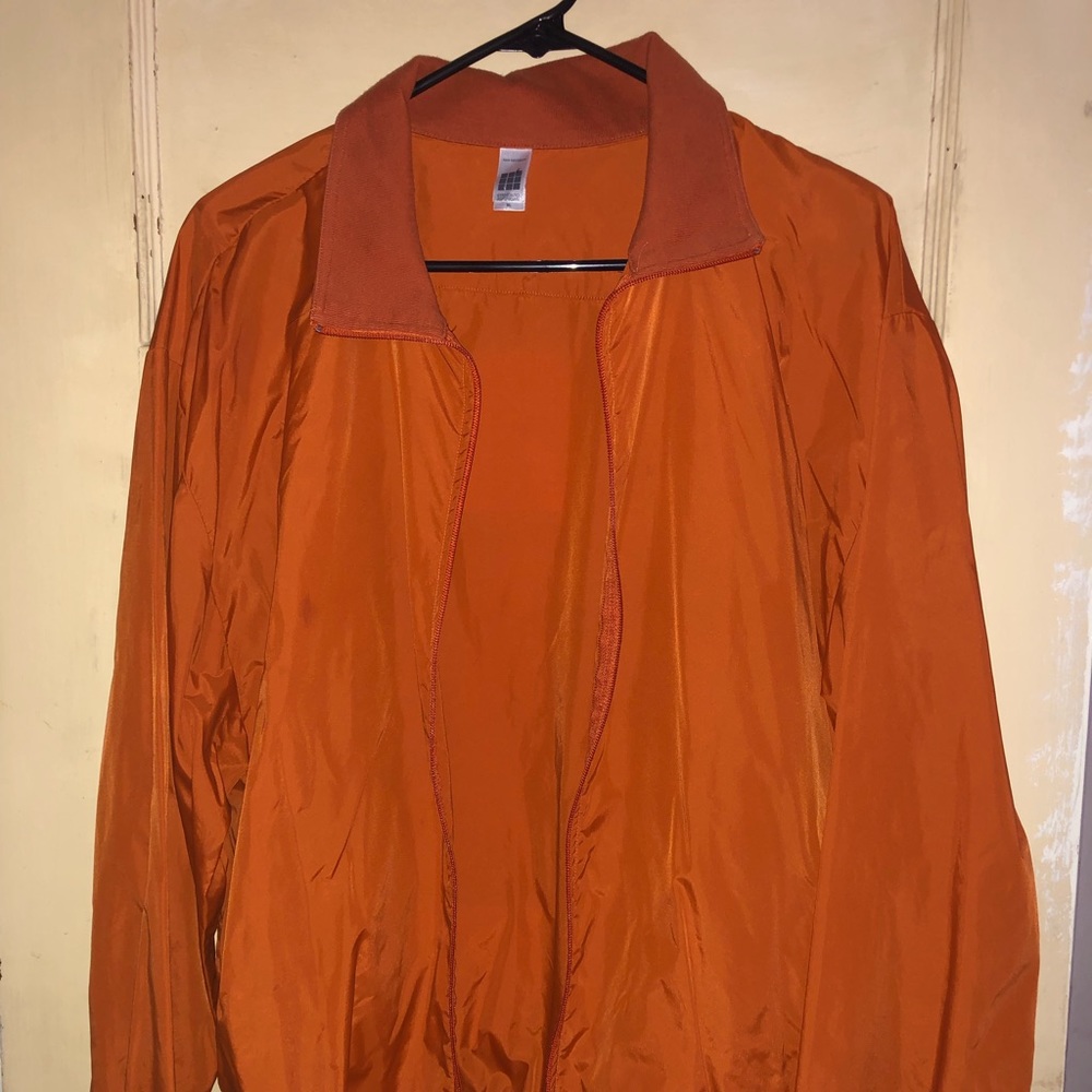 Orange Windbreaker
